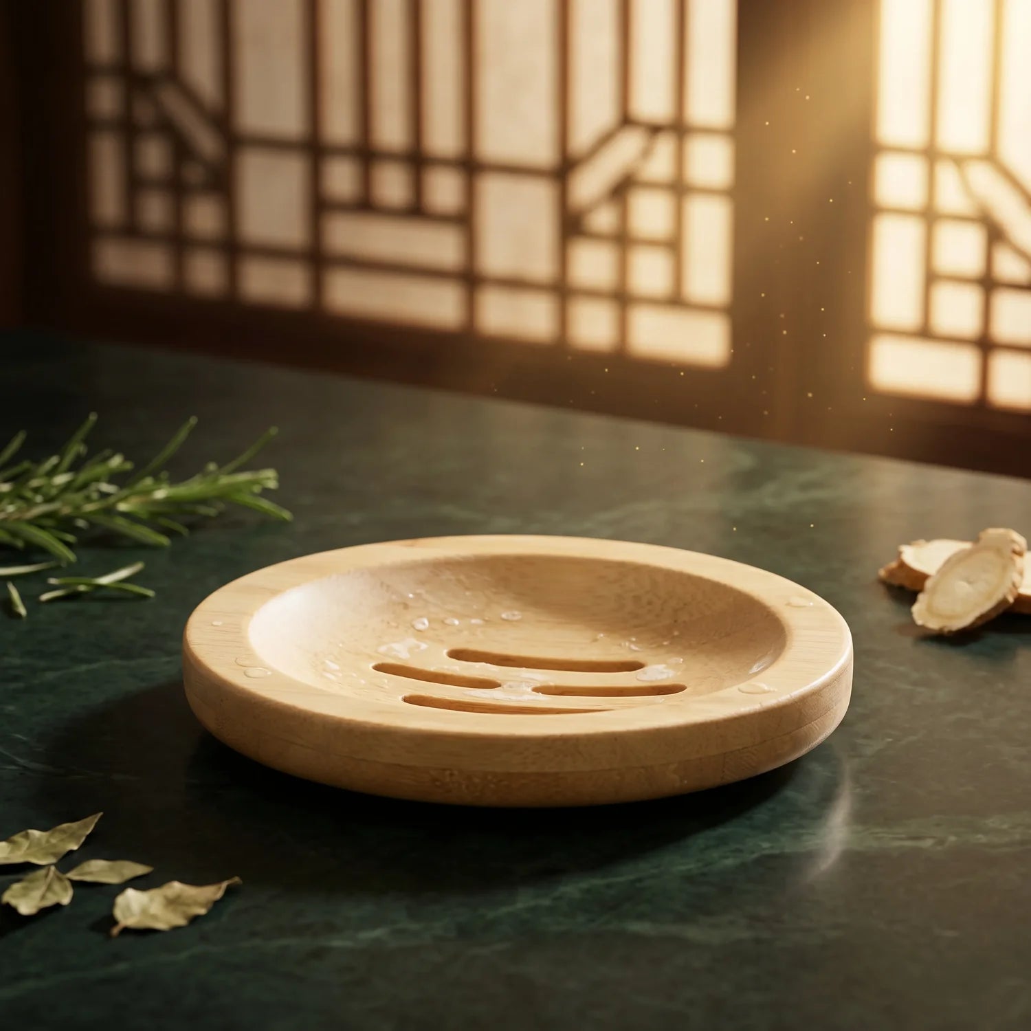 Premium Bamboo Soap Dish